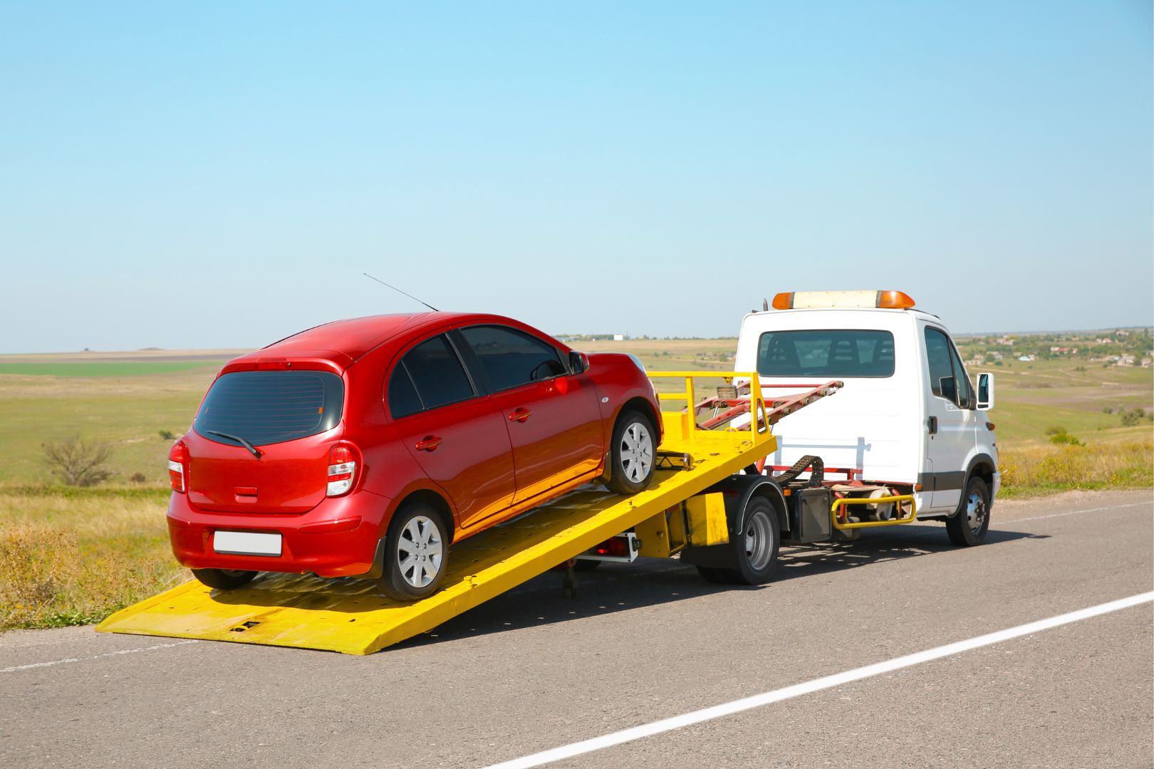 o que fazer se o guincho danificar o carro